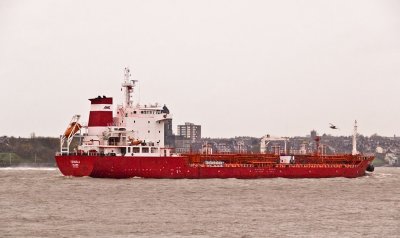 Tequila leaving Liverpool on a wet 21 November 2009