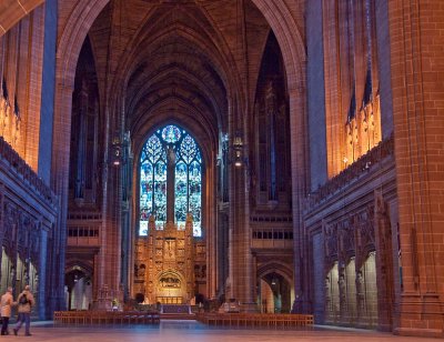 Liverpool Cathedral West to East 16 Jan 2010