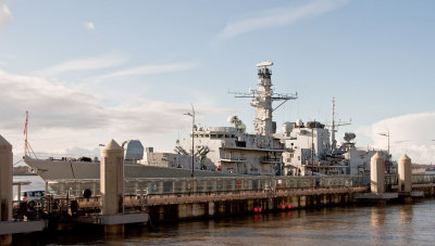 HMS Sutherland in Liverpool on 20 February 2010