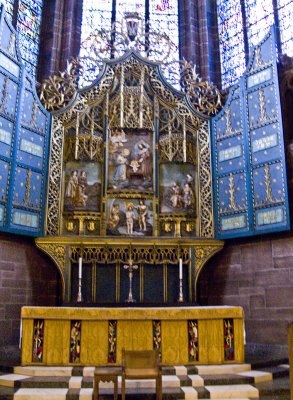 Lady Chapel altar.