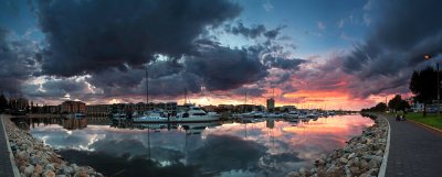 Patawalonga Marina Sunset