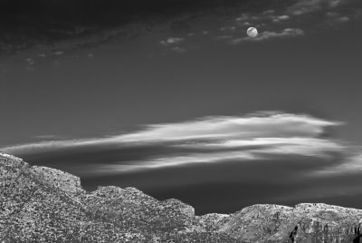 Moonrise Over The Catalinas v2