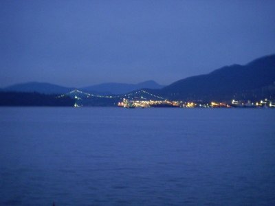 Night Vancouver BC