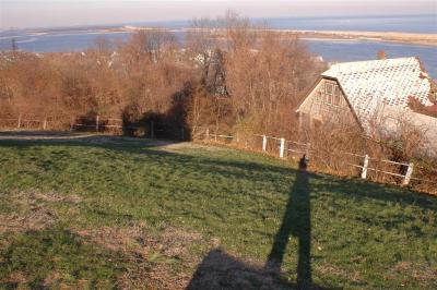 Looking Down  at Sandy Hook Self-Portrait