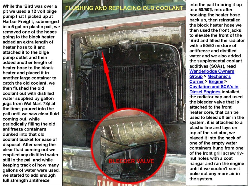 FLUSHING AND REPLACING COOLANT