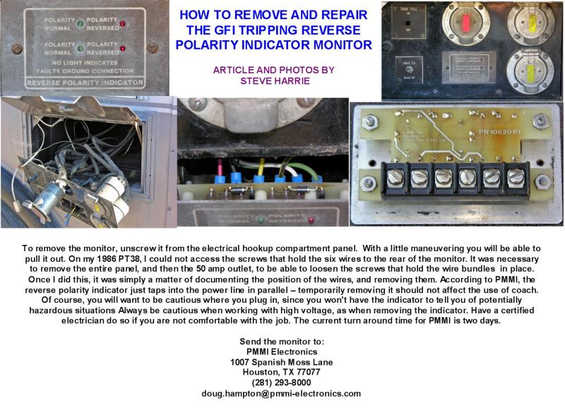 GFI TRIPPING MONITOR REPAIR BY STEVE HARRIE