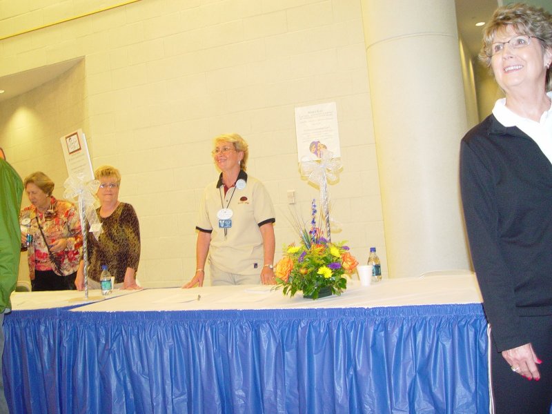 HOLLY SORGE HELPED OUT WITH THE REGISTRATION