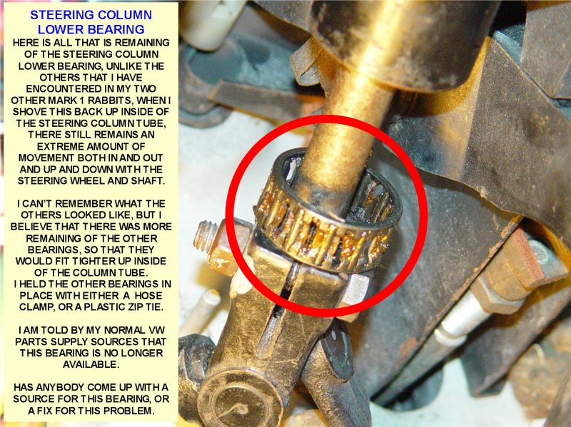 STEERING COLUMN LOWER BEARING