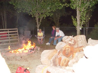 AS YOU CAN SEE IN THE FOREGROUND THERE WAS A LARGE SUPPLY OF FREE FIREWOOD TO KEEP THE FIRE GOING