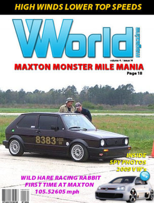 VW WORLD MAGAZINE MAXTON COVER