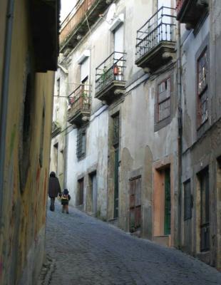 Alleyway in Porto, Portugal