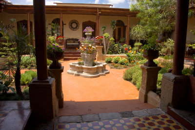 Another typical interior courtyard