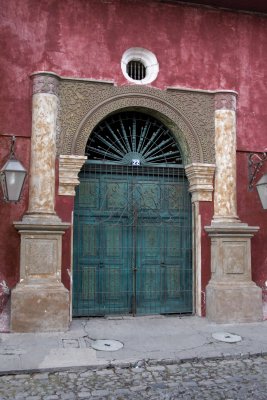 Many beautiful doors, windows and walls remain with original architecture of colonial times