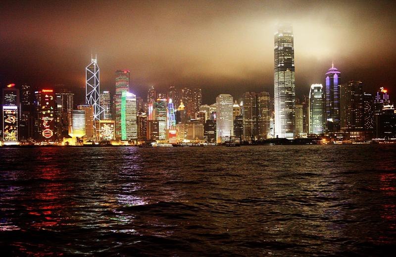 Hong Kong at night