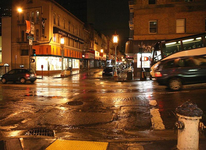 Night in Chana town