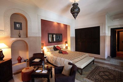 My bedroom at Le Riad Monceau