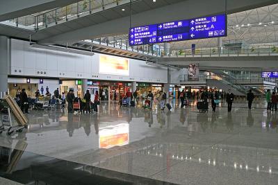 Arriving in Hong Kong