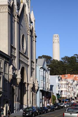 View of the Coit Tower