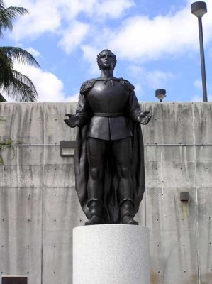 Christopher Columbus Statue in Bayfront Park
