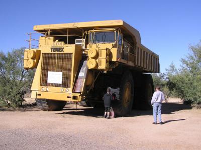 Old truck - the ones currently used are much larger