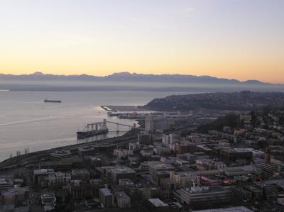 Sunset View from the Space Needle
