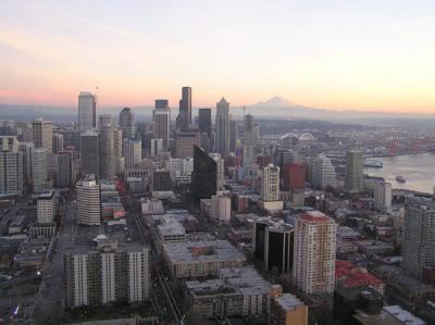 Sunset View from the Space Needle