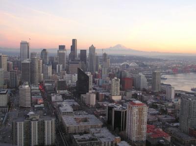 Sunset View from the Space Needle