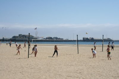 Volleyball on West Beach