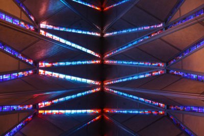 Ceiling of Cadet Chapel