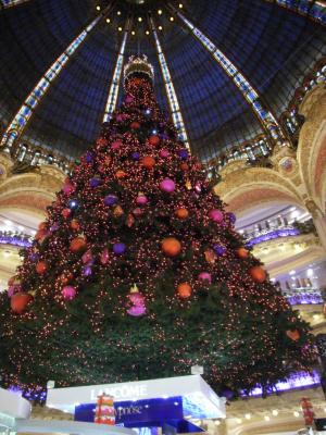 Christmas Tree, Galeries Lafayette, Boulevard Haussmann