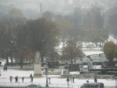 Paris - Snow at Jardin des Tuileries