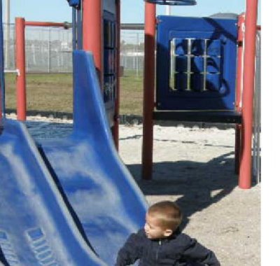 Chrissie really liked the slide with bumps.JPG