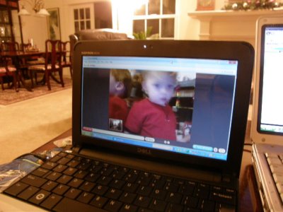Opening Christmas presents with the Limings via Skype.JPG