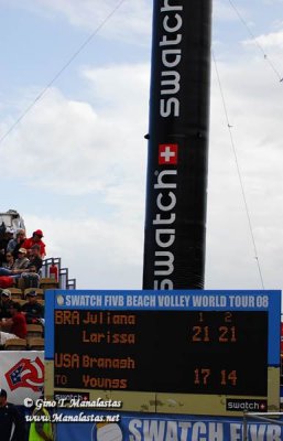 The International Beach Volleyball World tour in Australia