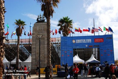 The International Beach Volleyball World tour in Australia