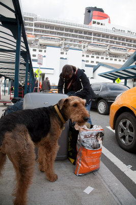 By cab to the Brooklyn Cruise Terminal
