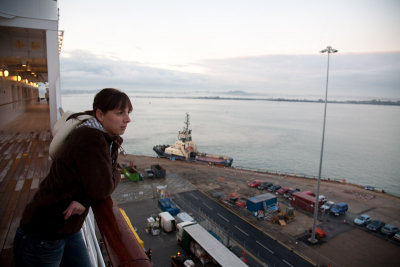 Arrival in Southampton