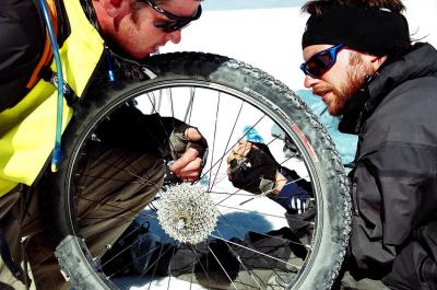 Making spokes from gear cable