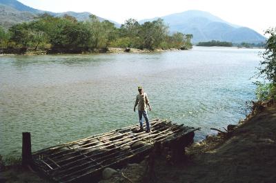 Hobo on a raft