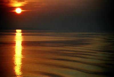 Sunset on the Amazon