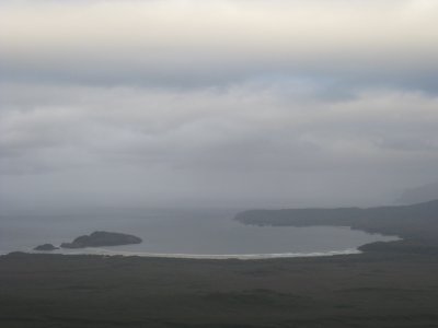 Last views to the west before the cloud