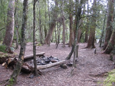 Deadman's Bay camp at 11:30 am