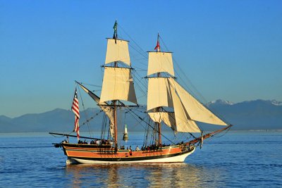 Lady Washington at Sun Down