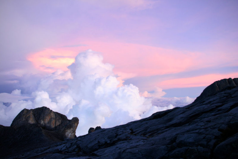 Climbing Mount Kinabalu - at sunrise
