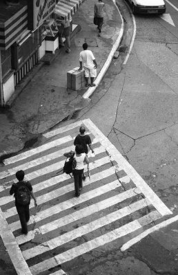 Crossing in Manila