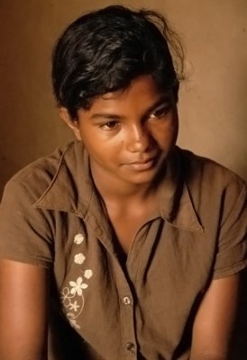 Vedda Woman Dambana Sri Lanka