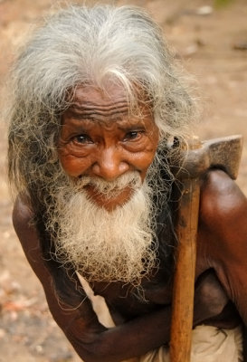 Vedda man (age 102) Sri Lanka