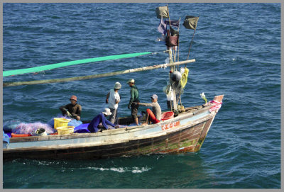 Fishing Boat Mergui Archipelago Myanmar