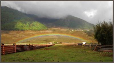 Rainbow in Bhutan