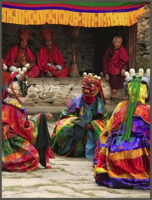 Dance Performance in Bhutan